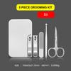 Manicure & Pedicure Set with Stainless Steel Toe Nail Clipper & File Grooming Kit Custom Logo and Package Gift
