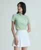 Antomas Spaceship Mock Neck Short Sleeve T-Shirt For Women - Jade
