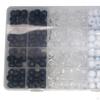 240 Pieces Dreadlocks Beads Braid Accessories with 5mm Big Hole, Men Women Stylish Hair Decoration