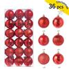 24/36Pcs 3/4cm Christmas Balls Decoration Christmas Tree Ornaments Xmas Hanging Pendants Home Party Navidad Decor New Year Gifts