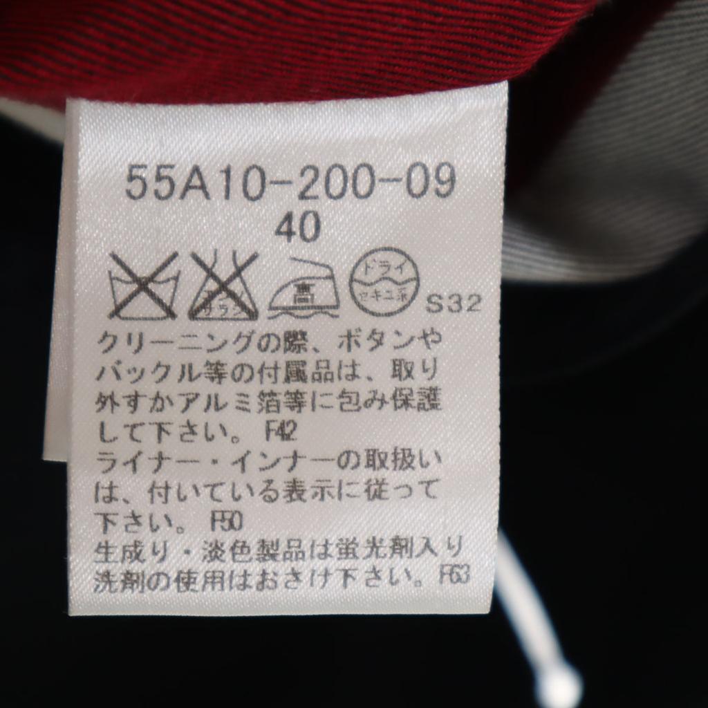 Manteau trench BLUE LABEL CRESTBRIDGE 40 noir Avec doublure Femmes Occasion