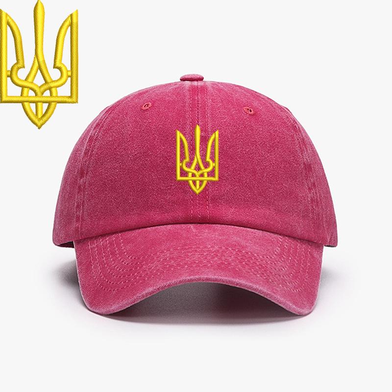 Embroidery Ukraine Trident Symbol Spetsnaz Special Forces Men Baseball Caps Brass Buckle Dad Caps Snapback Adjustable