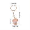 1PC Plush Playful Cartoon Soft Dog Durable Keychain Cute Pendant Exquisite Plush Gift  8.2*2.8cm