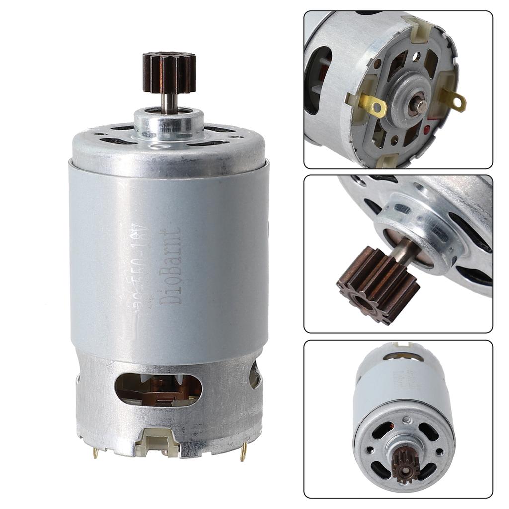 Gleichstrommotor 12 Zähne 18V 1607022587 Ersatzteil für GSR1800LI Akku-Bohrmaschine Metallmaterial sorgt für lange Nutzungsdauer