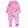 Cotton Spring and Autumn Hidden Hook Foot Uncovered One-Piece Pajamas