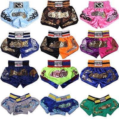 Thai Boxing Shorts Bjj Kickboxing Muay Thai Kids Boxer Shorts for Boy MMA Girl Fight Grappling Trousers Men Boxing Short Pant
