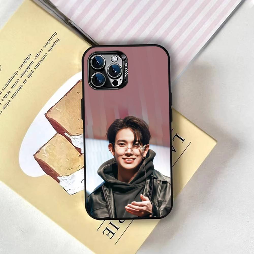 H-Heeseung L-Lee Phone Case For iPhone 17,16,15,14,13,12,11 Plus,Pro Max,XS,Colorful Silver Black Cover