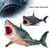 Sea Life Model Megalodon Shark Figure Aquarium Ocean PVC Education Marine Animals Toy Collectio M8V4