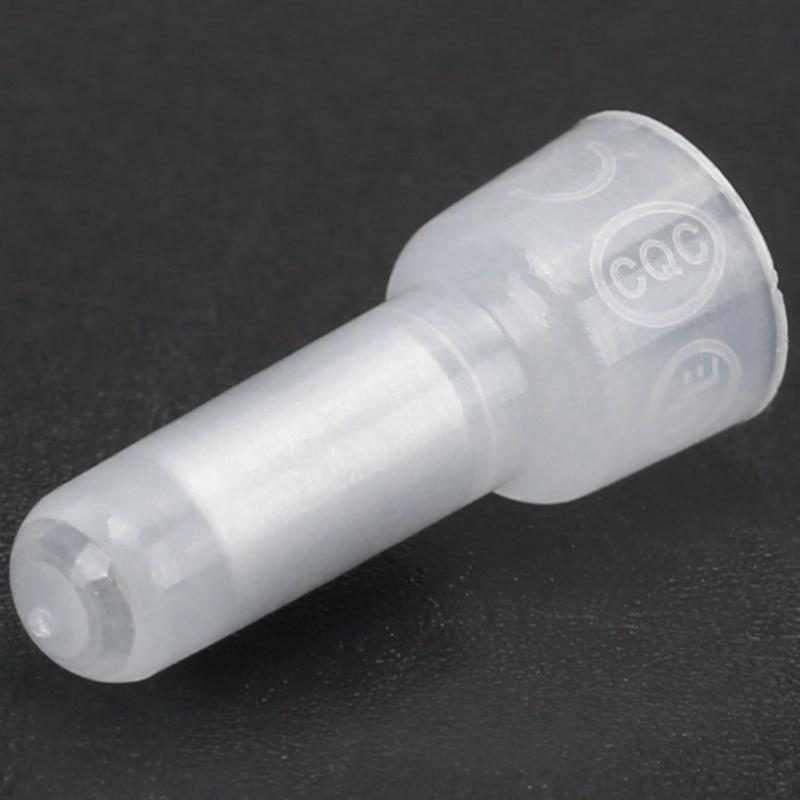 1000Pcs Closed End Terminal Transparent Nylon Crimping Cap Wire Cable Connector KitsCE1