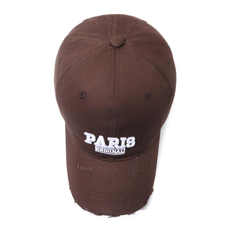 Wide Brim Baseball Cap Women's Holed Letter Outdoor Cap Sports Embroidery Ponytail Panama Cap Male Snapback Hat Sun Visor Hats