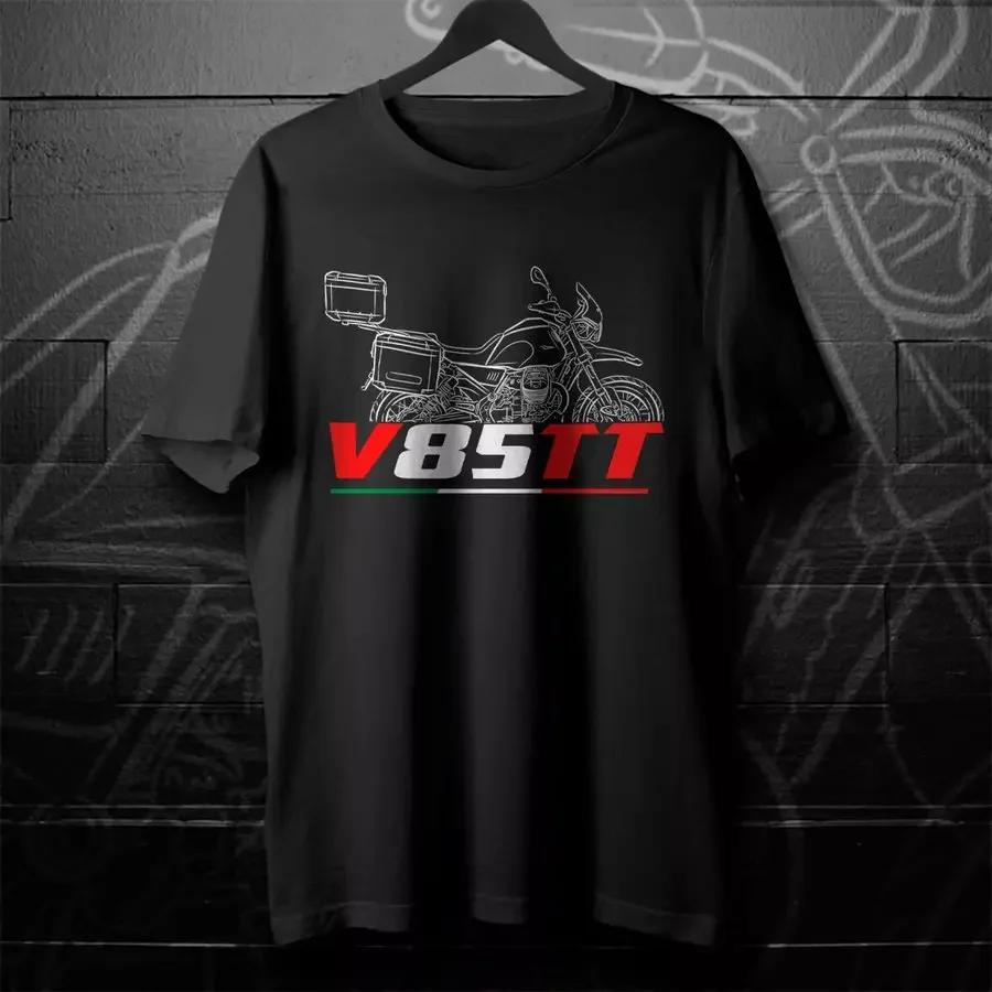 537 Włochy Mg Motocykl V85 Tt Koszulka T-shirt Unisex Top dla Kierowcy Dla Fanów Prezent Wyścigowy