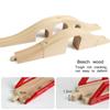 Pont de Piste de Train en Bois & Pièces de Course Accessoires de Chemin de Fer Jouets Éducatifs de Construction pour Enfants
