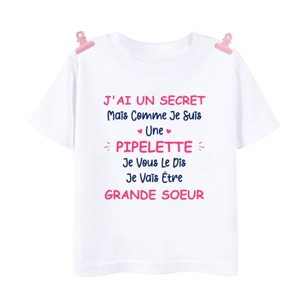 I Will Become A Big Sister Rainbow Print Kids Shirt Baby Announcement T-shirt Friend Printed Girls Tops Child Short Sleeve Tee