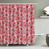 Japanese Style Floral Shower Curtain Bathing Room Decorative Fabric Waterproof Polyester 3D Printing Shower Curtains For Bathroo