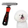 Comfortable Grip Shedding Hair Removal Dog Supplies Pet Grooming Comb Fur Cleaning Tool Rake Comb
