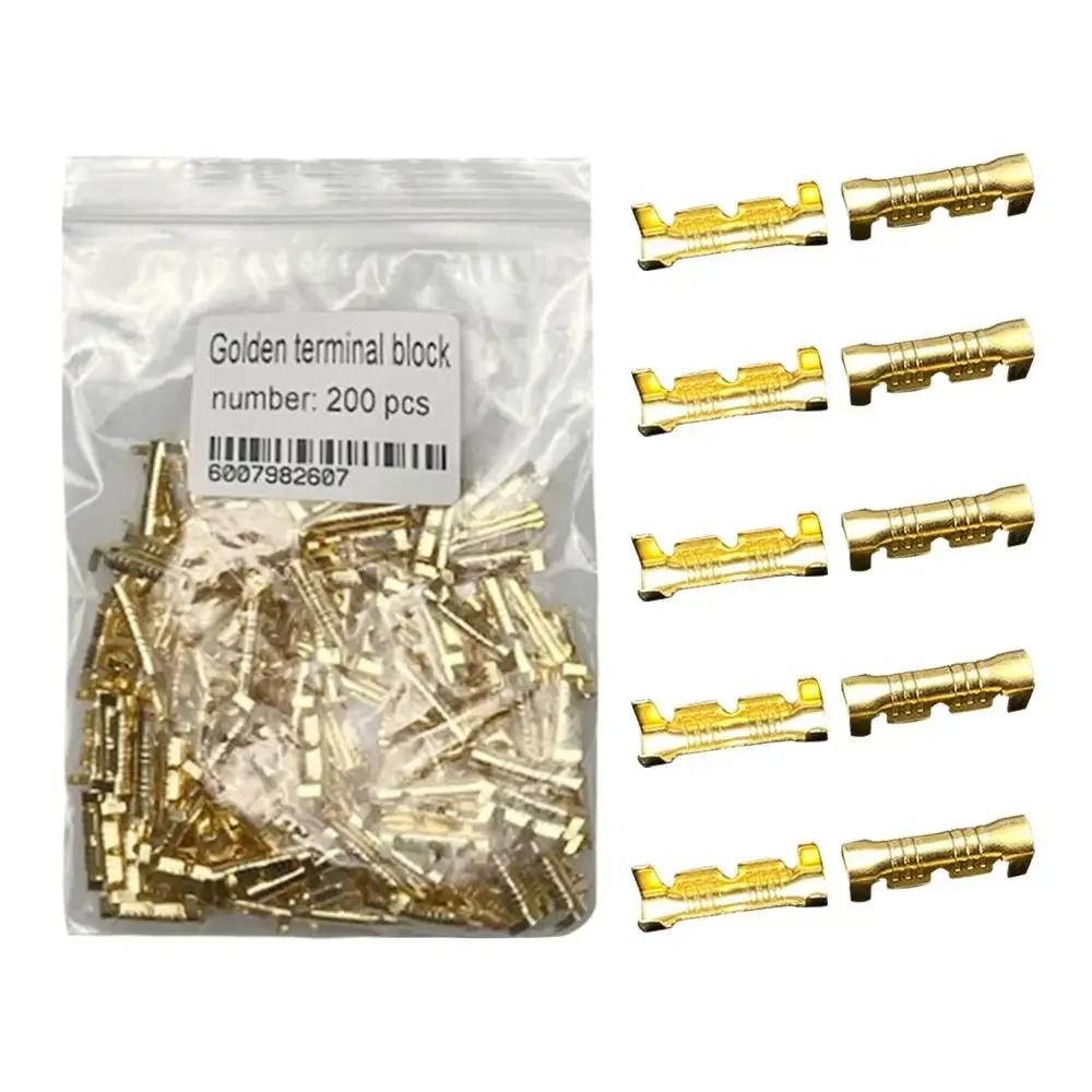 50/100/200pcs 453 u-Shaped Terminal Line Wire Harness Connectors Wiring Tab Cold Terminal Cold Inserts
