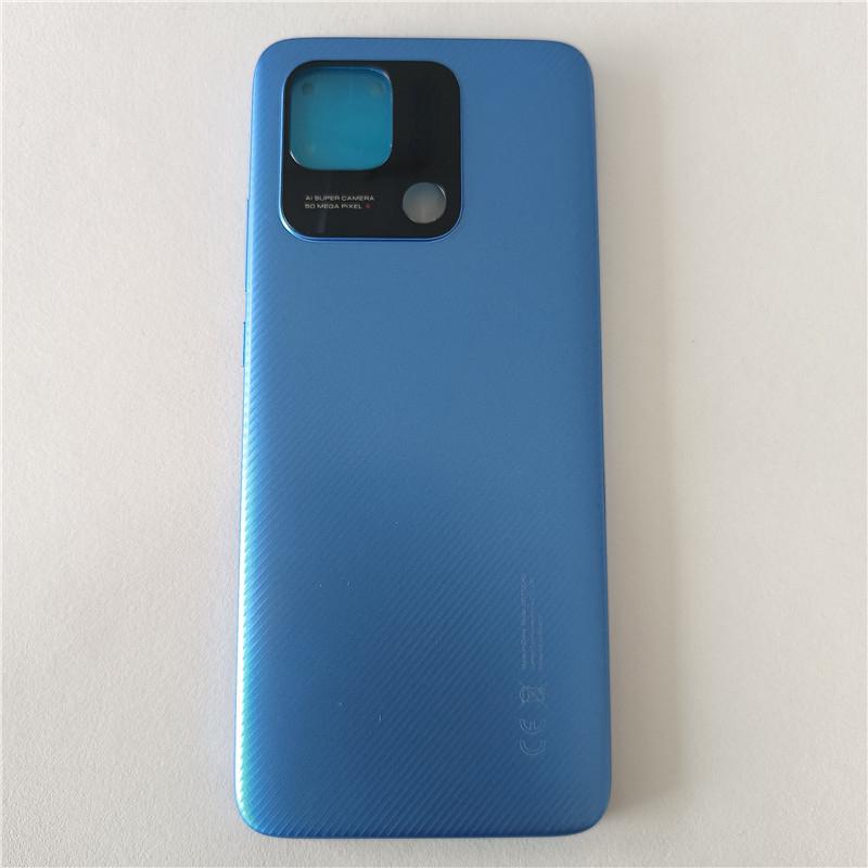 Original New Back Cover For Xiaomi Redmi 10A Battery Cover Rear Door Housing with Camera Frame Lens Replacement