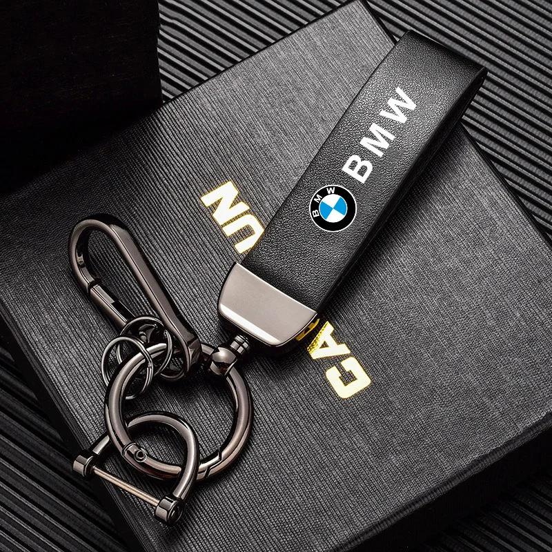 

Car Sticker Hot 2025 For BMW X3 X5 X6 F30 F34 F10 F20 G20 G30 G01 G02 G05 F15 F16 3 5 7 Series Car Logo KeyRing Vintage Leather