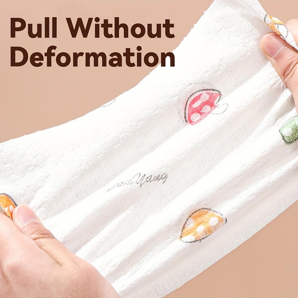 2 Roll, Lazy Rag, Disposable Kitchen Paper Towel, Washable Dry and Wet Towel, Dish Cloth, Non-stick Oil Rag, Degreasing Towel, Household Cleaning