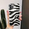 Zebra Stripe Print Phone Case For Apple iPhone 17 Air 16 15 Plus 14 + 13 Mini 12 11 Pro Max 7 8 SE 16Max Soft Shell Cover Coque