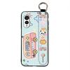 Cartoon Shockproof Phone Case For FCNT/Fujitsu Arrows N F-51C Phone Holder Waterproof Anti-knock Wrist Strap Anti-dust