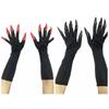 Black Ghost Claw Mittens Dress Up Gloves Witch Cosplay Costume Cool Halloween gloves  Women