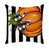 Festive Thanksgiving Pumpkin Pillowcase Decorative Cushion Cover Environmental Friendly Pillowcase with Pumpkin Print