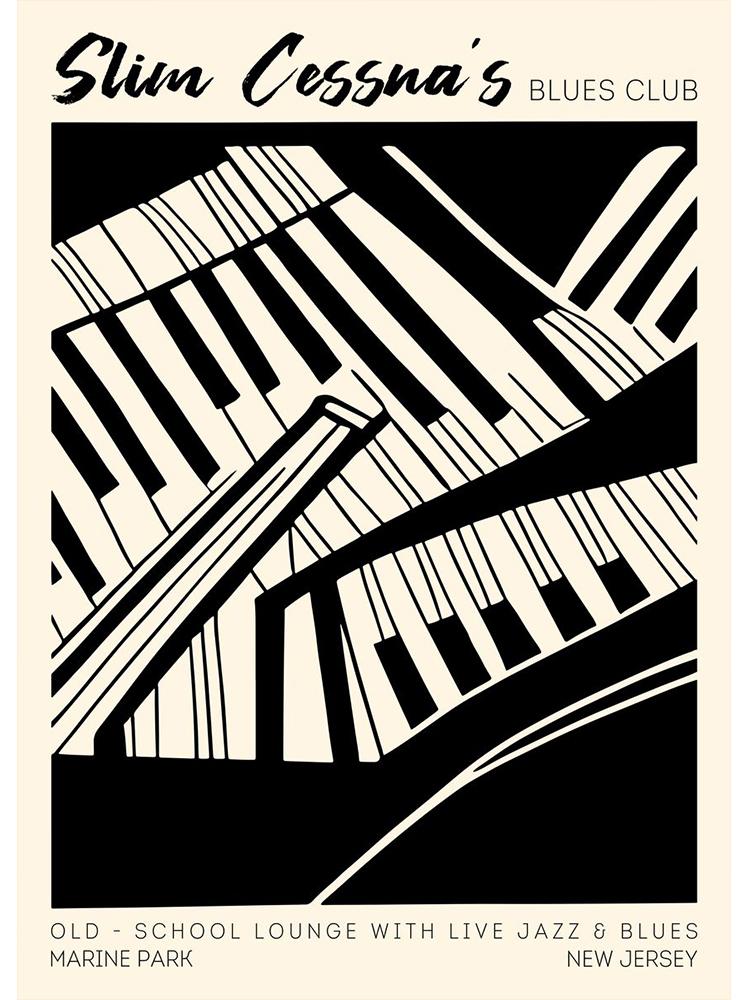 Amerikaanse Folk Blues Jazz Festival Canvas Schilderij Abstract Wall Art Poster En Print Voor Woonkamer Home Decoratie Foto