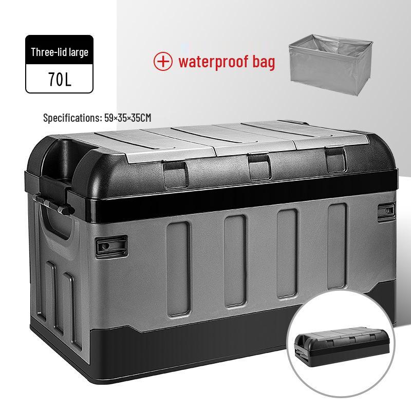 Foldable Car Trunk Organizer & Camping Storage Box