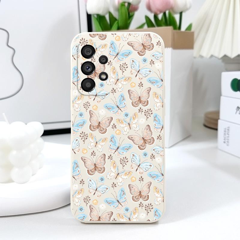 Flying Butterfly Case For Samsung Galaxy A73 A53 A33 A23 A13 A72 A52 A52S A32 A22 A12 A71 A51 A31 A21S 4G 5G Cover