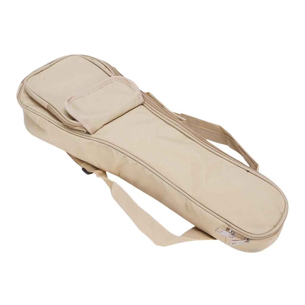 Geantă Ukulele 21 Inch Pânză Oxford 600D Căptușeală Burete 13mm Rucsac Ukulele cu Buzunar și Lateral