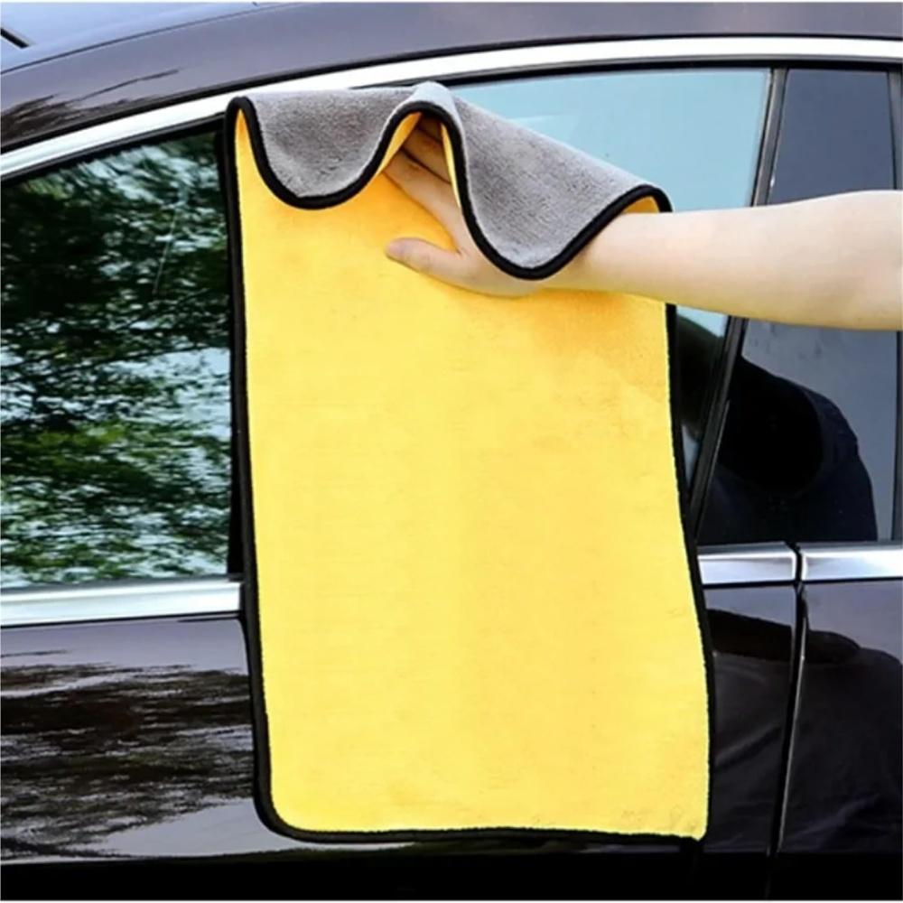 Microfiber Car Cleaning Towel Thicken Soft Drying Cloth Auto Body Washing Towels Double Layer Clean Rags Detailing