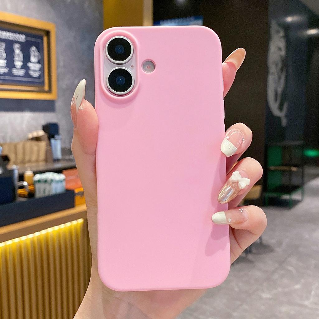 Für iPhone 16 TPU Handyhülle Matt Anti-Fingerabdruck Schutzhülle