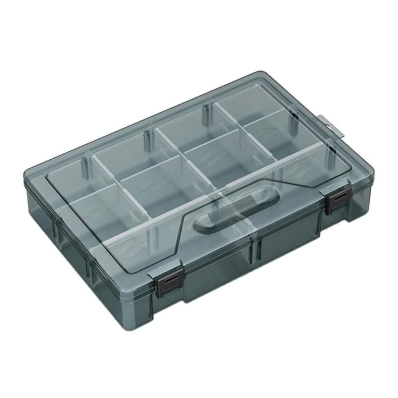 Heavy Duty Plastic Storage Box Container Case With Removable Dividers For Small Tool Bolts Screws And Parts Organization