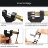 Universal Motorcycle Chain Breaker Splitter Cutter Link Removal Tool for ATV Tricycle Go Kart 420-530 Repair Maintenance Kit
