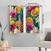 2pcs,2D plane printing Popular Curtain Panels Tropical Bliss Polyester Fabric (without rod) Decorations For Home Perfect for
