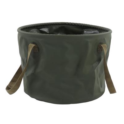 20L Collapsible Bucket Lightweight Space Saving Multifunctional Green Portable Bucket for Outdoor