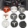 4Pcs/set ABS 56mm Tesla Original Car Wheel Center Caps Logo Emblem For Tesla Model 3 Y S X Rims Hub Cover Caps Badge Accessories