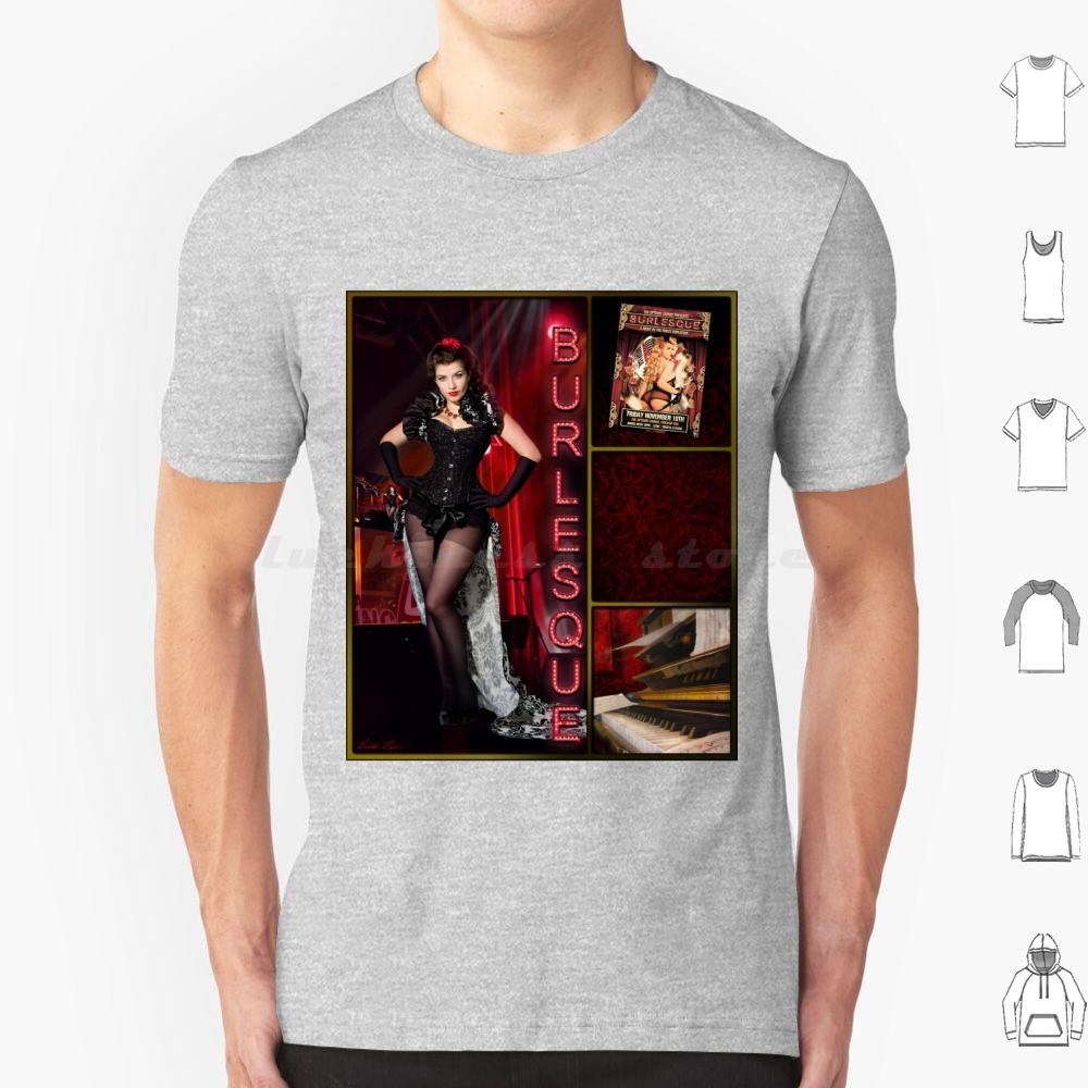 Dance SeriesBurlesque T Shirt Men Women Kids 6xl Dance Dancer Burlesque Music Triptych Red Woman Female Lindaleesart Linda