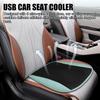Cooling Car Seat Cushion Car Front Seat Cooling Cushion Ventilated 8 Fans Included Ice Silk Mesh Mat Quiet For Hot Weather Road