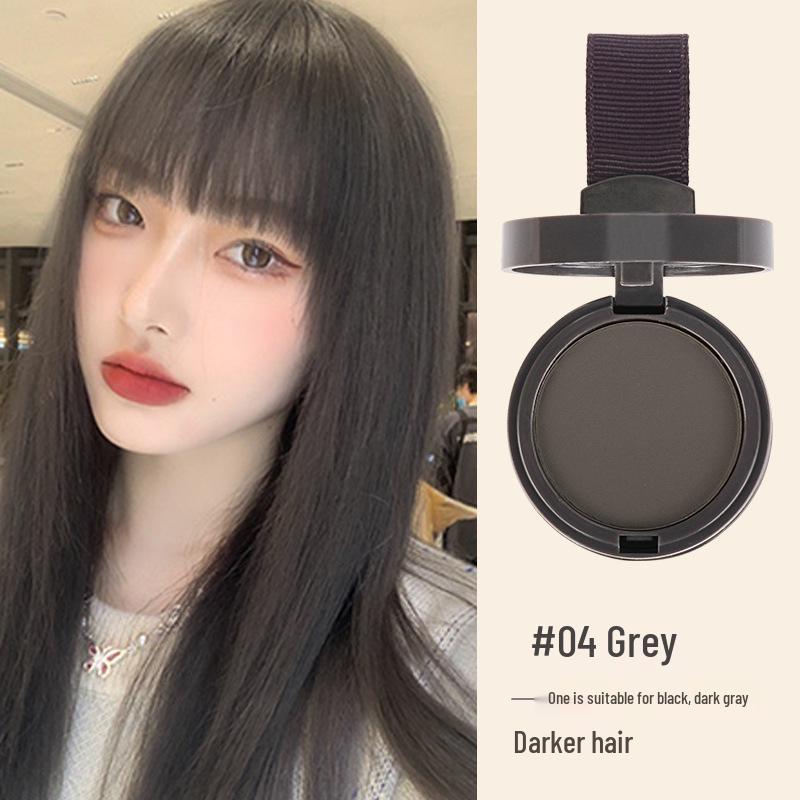 Meiqier Waterproof Hairline Contouring Powder Pen: Conceal High Foreheads, Sculpt Temples, and Fill Hairline with Genuine Hair Filler.