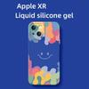 Kolorowa uśmiechnięta twarz odpowiednia dla Apple 15/14/13 minimalistyczne etui na iPhone 12pro odporne na upadki 7/8P