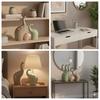 Lephant Family Matte Finish Ceramic Figures | Home Decor Living Room Decorative Items Showpieces House Warming