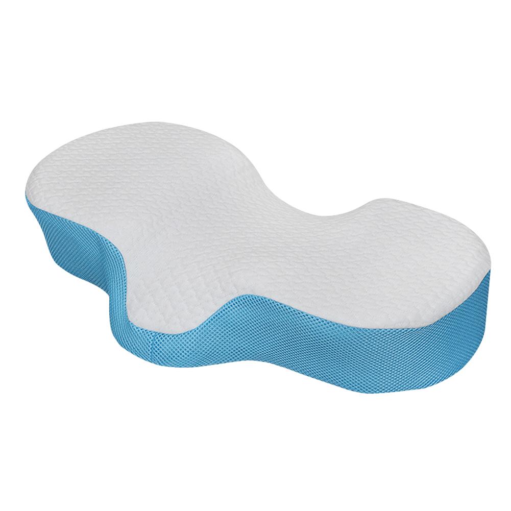 Memory Foam Bed Pillow Ergonomic Cooling Pillow for Neck Pain Relief Side Sleeper Pillow Camping Pillow for Travel Camping