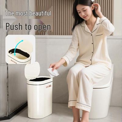 Noul Model 2026 Coș de Gunoi Electric Automat cu Capac pentru Sufragerie, Baie sau Dormitor - Design Elegant și Luxos