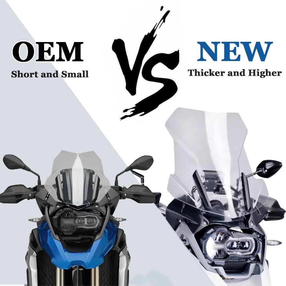 For BMW R1200GS R1250GS LC Adventure GS R1200 R1250 2013-2025 Motorcycle Windscreen Windshield Wind Shield Deflector Protector