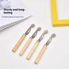New 1Pcs Stainless Steel Leather Overstitch Wheel Space Paper Perforating Tool Tailor Stitch Marker Gear Roulette Patchwork Tool