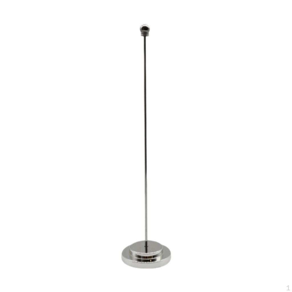 Compact Flag Stand for Desk with Metal Base