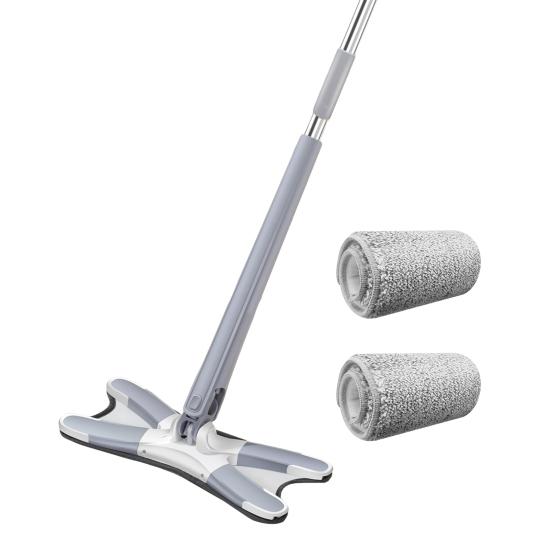 Yousheng X-Type Flat Mop Dry And Wet Dual Use Butterfly Mop No Wash Mop with 360-Degree Rotating Head for Home Dormitory Floors