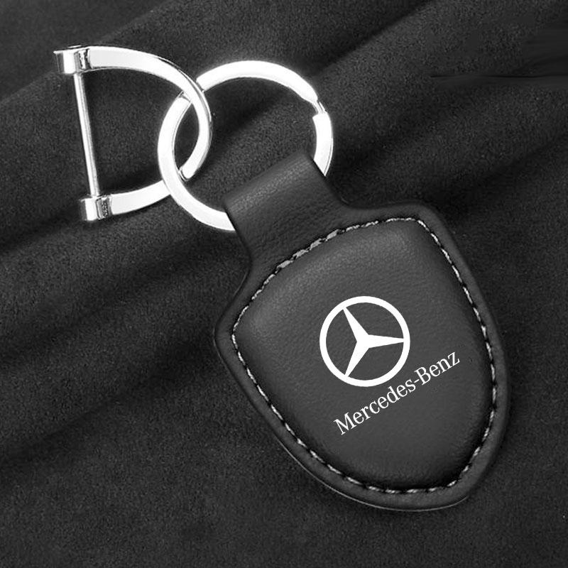 CQR1 Car Shield Keychain Business Gift Key Ring Wallet For Mercedes benz E GLK CLS A W204 W213 W221 ML ABR Apple Tree c200 Accessorie